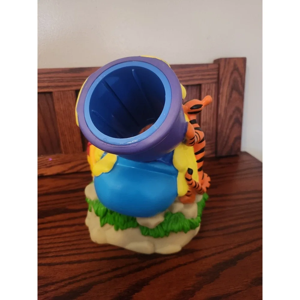 Vintage Winnie The Pooh And Tigger Cup Dispenser Disney Dixie Winnie‎ Decor Bath